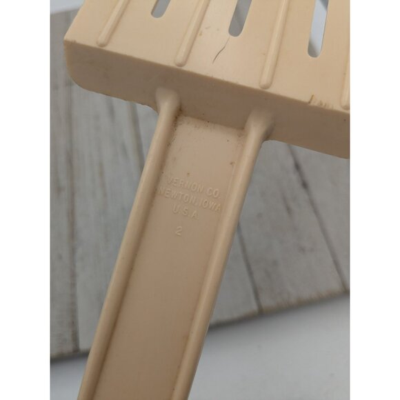 Vintage Vernon USA Nylon Plastic Slotted Spatula Turner Flipper Solid Spoon Tong - Picture 7 of 9